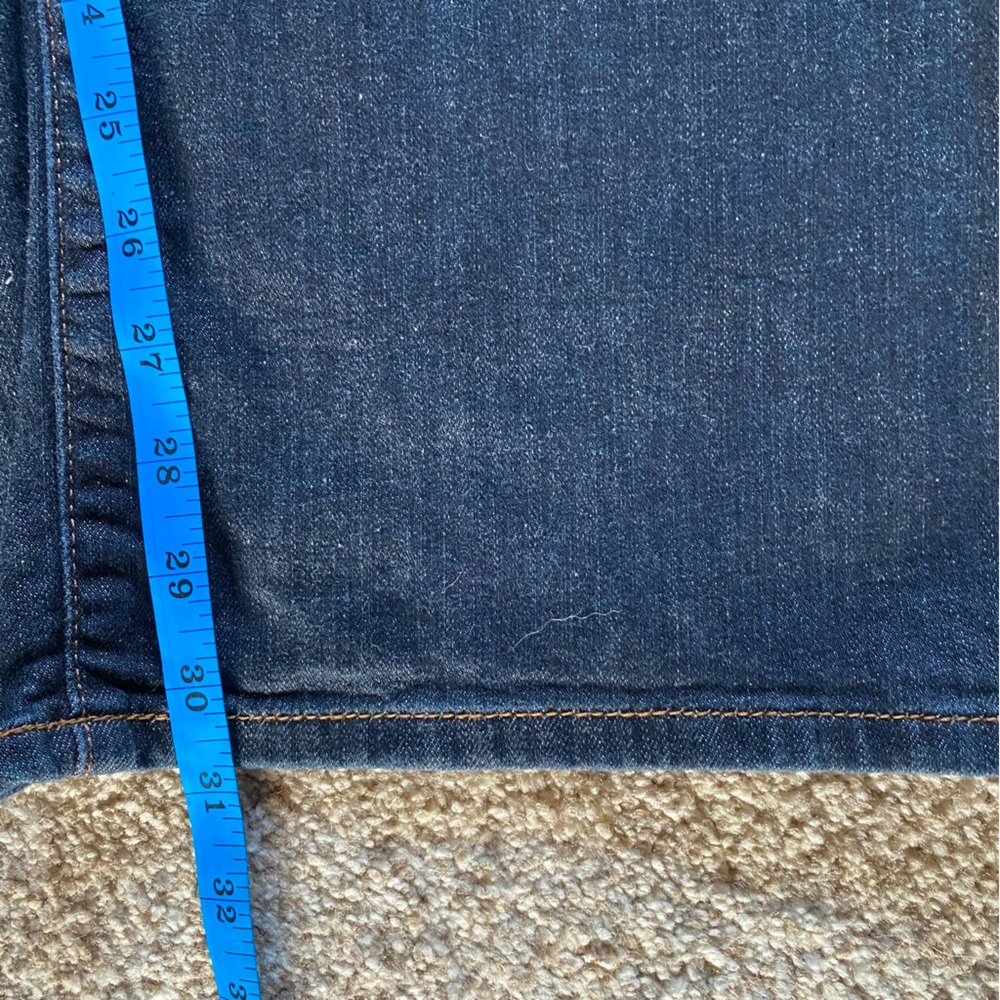 Lane Bryant Bootcut Jeans, 18, Dark Wash Blue Western Wide Leg - Picture 5 of 6
